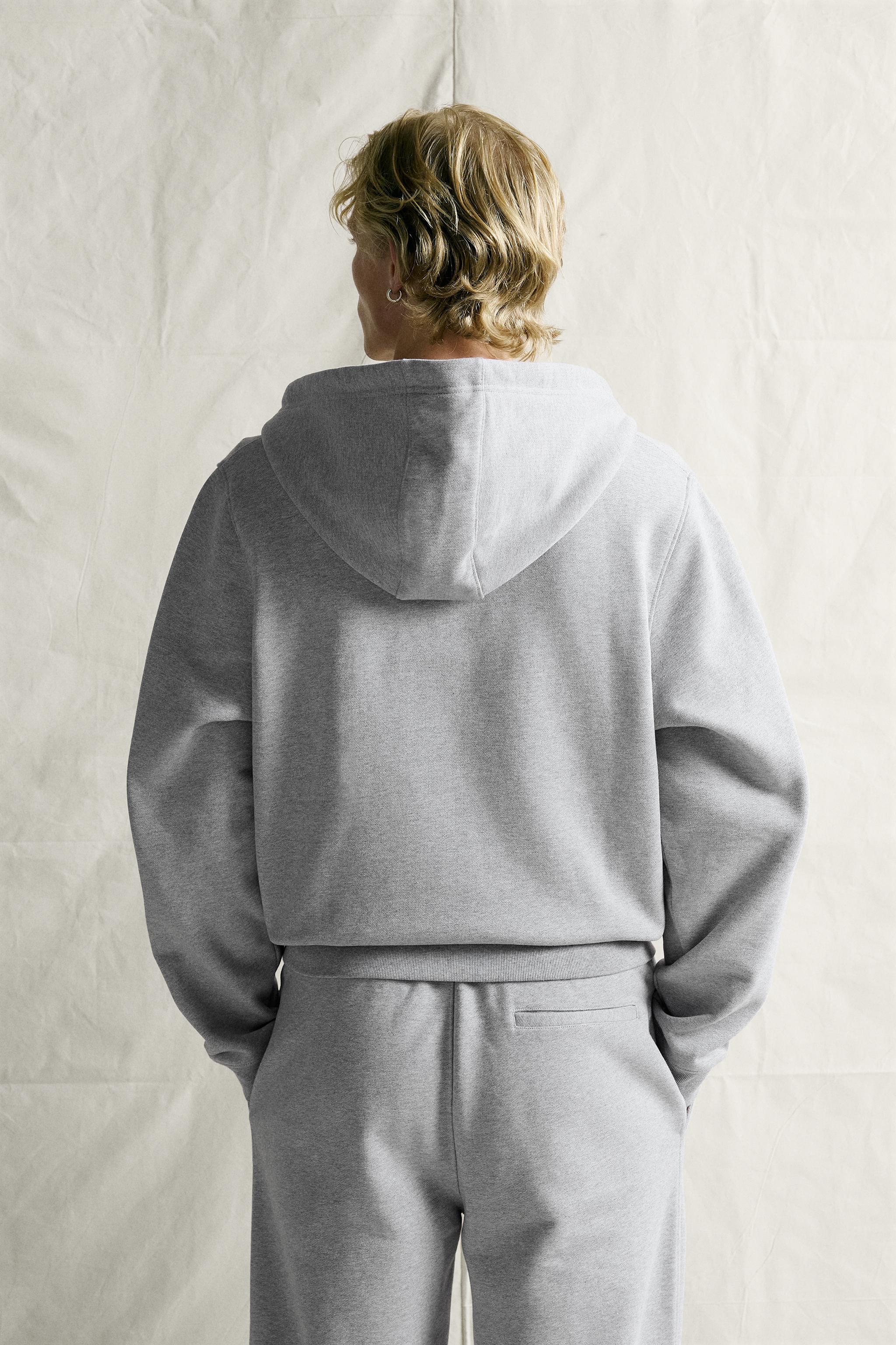 SWEAT REGULAR FIT À CAPUCHE ET ZIP